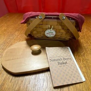 2006 Longaberger Nature’s Berry Tree Trimming Combo with Lid